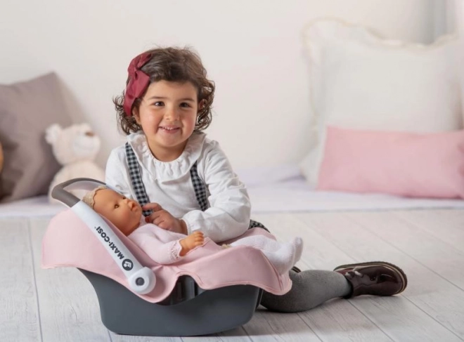 Car Seat For Dolls Light Pink