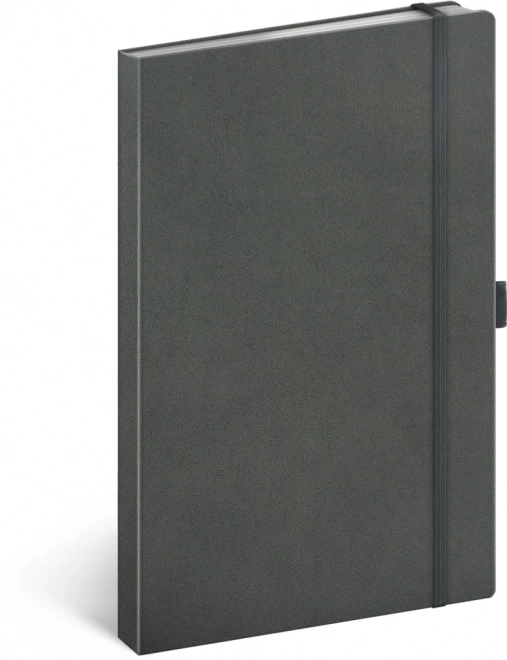 Notique Gray Lined Notebook