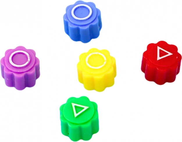 Hra Gonggi - Set van Dobbelstenen Squid Games met Etui