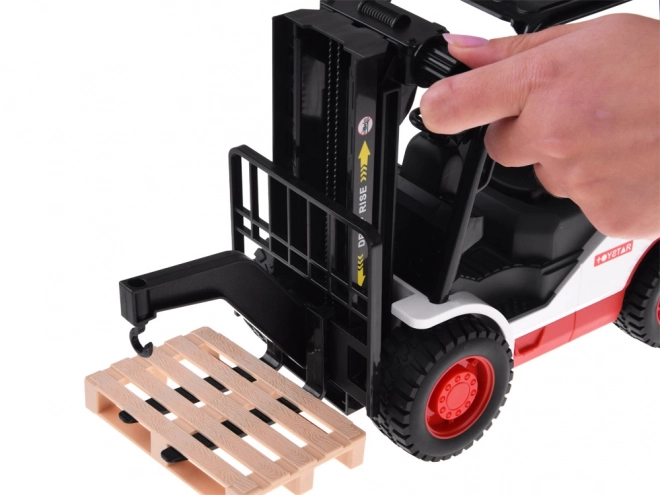 Large Toy Forklift with Sound and Rubber Tires