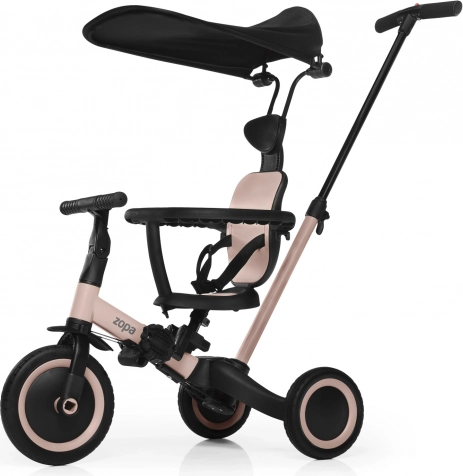 Triciclo ZOPA Razor Pro 6in1 Coral Pink con asta di guida