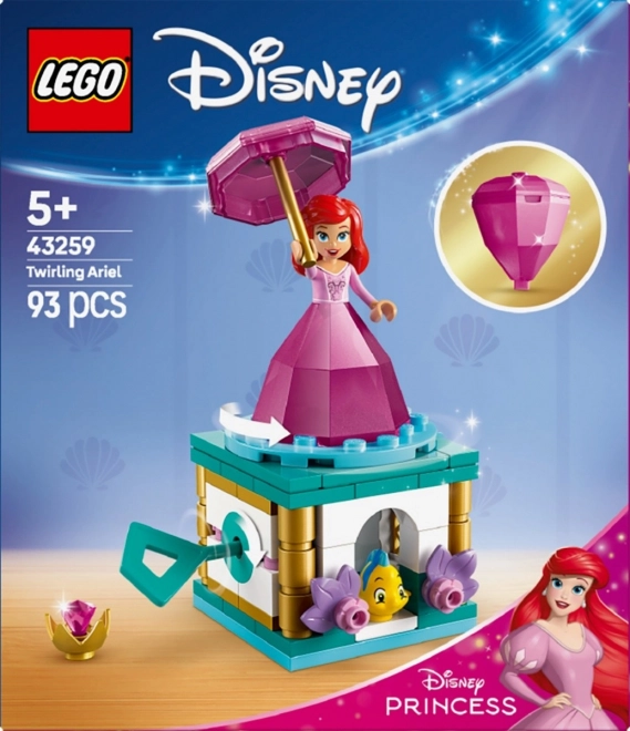 Spinning Ariel The Little Mermaid Lego Set