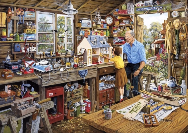 Grandpa's Workshop Puzzle 1000 Pieces