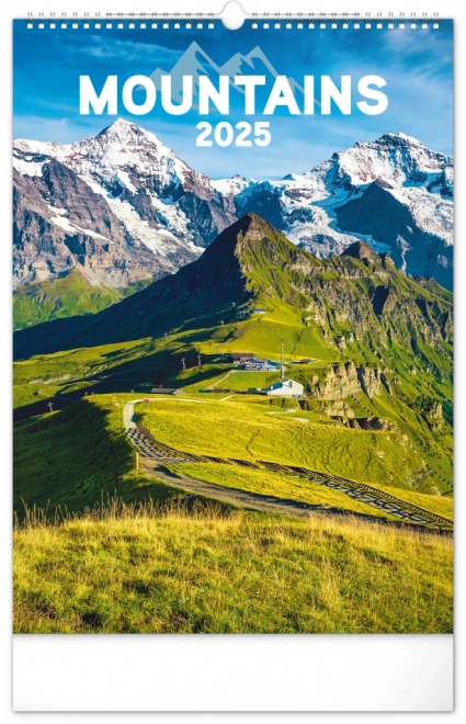 Notique Wall Calendar Mountains 2025