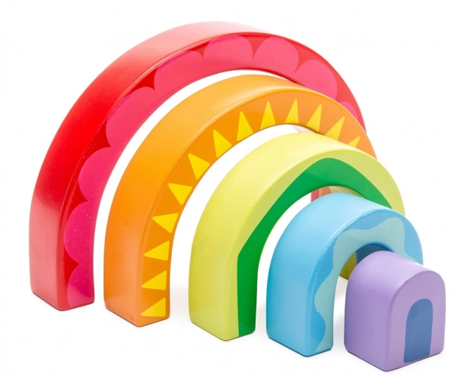 Le toy van rainbow puzzle