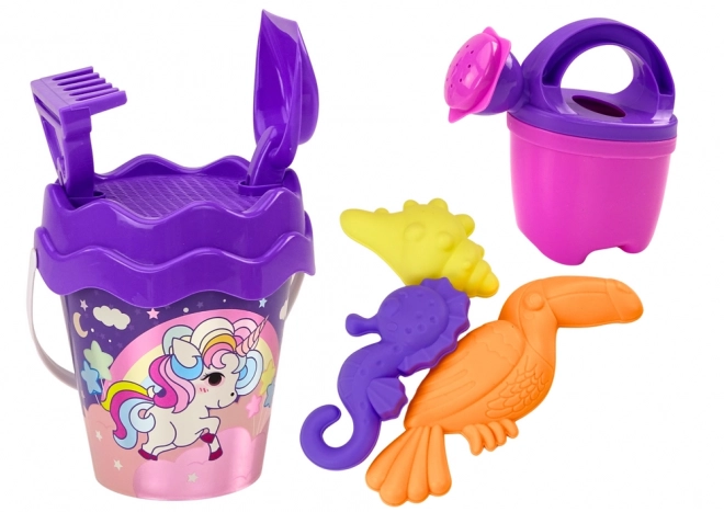 Unicorn Sand Play Set Purple