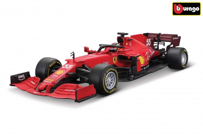 Ferrari Racing SF21 Model Car Carlos Sainz