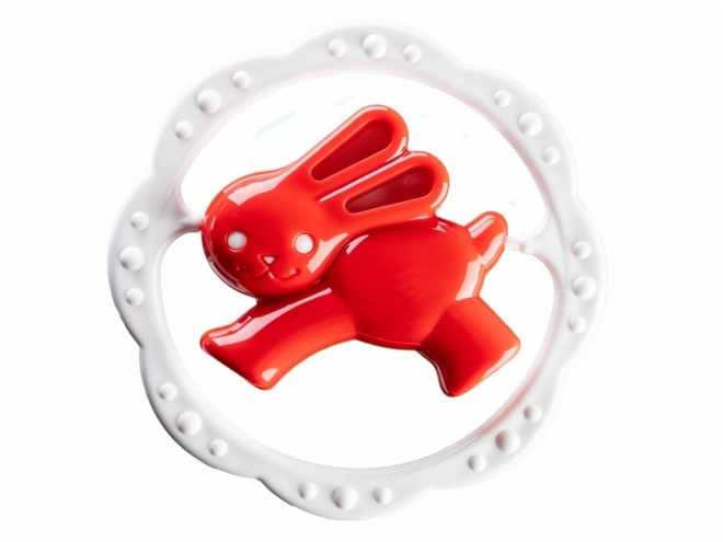 Colorful Rattle Circle with Bear or Bunny