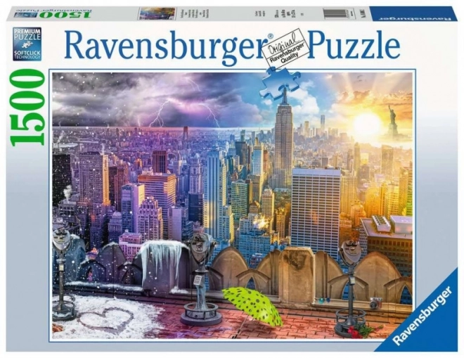 Ravensburger Puzzle New York Summer and Winter 1500 Pieces