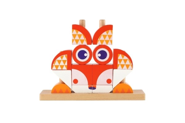 Wooden Fox Puzzle Toy