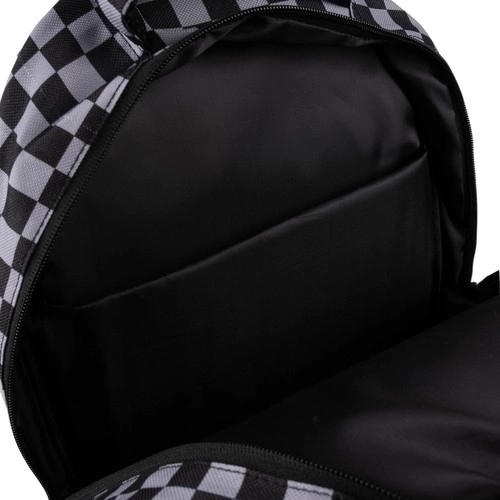 Designer Checkered Backpack with Shoe Bag 22L