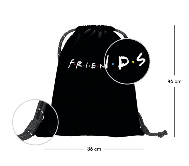 Baagl Drawstring Bag Friends