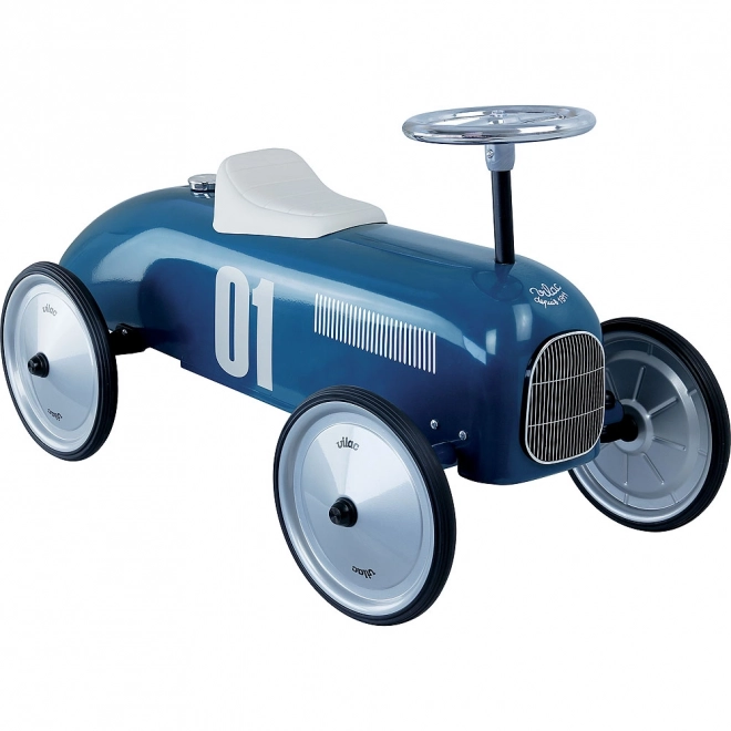 Vilac Vintage Ride-On Car Blue