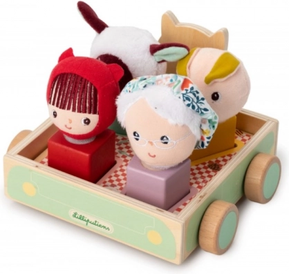Pull-along cart for first steps