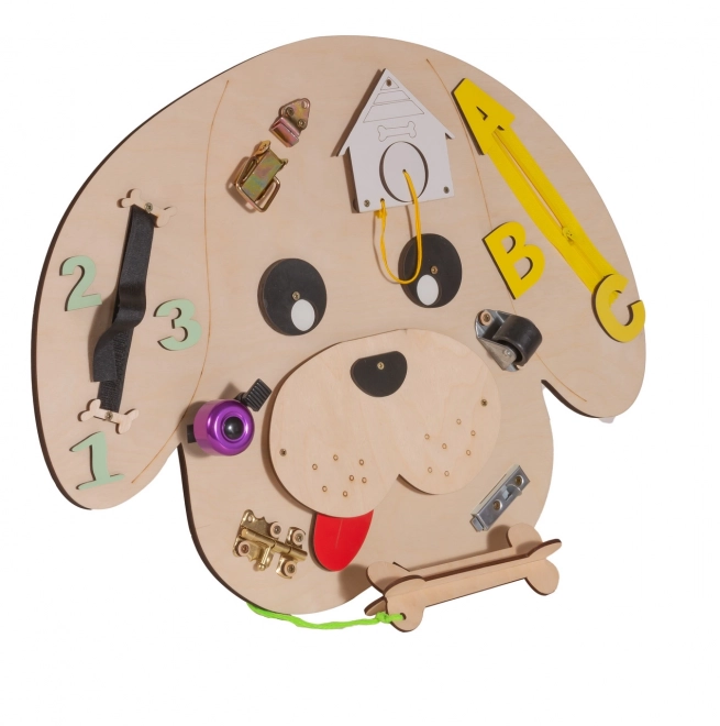 Wooden Manipulative Board Dog