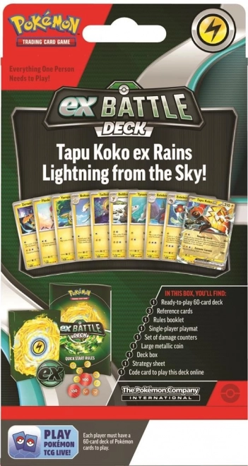 Pokemon Tapu Koko Ex Battle Deck