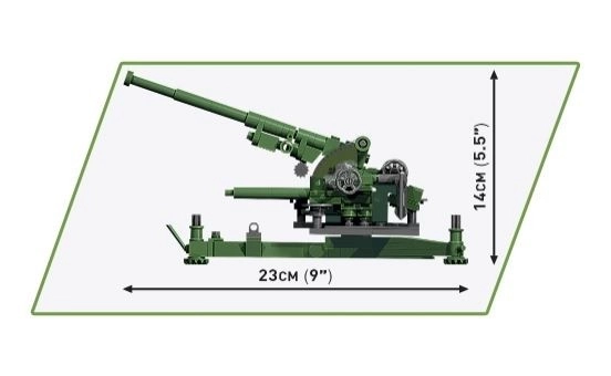 WWII French Canon de 90mm Model 39 Toy Set