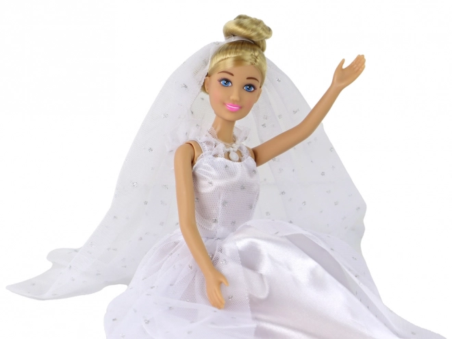 Anlily Bride Doll in White Wedding Dress