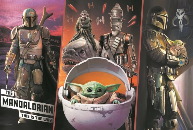 Trefl puzzle the Mandalorian: Mysterious Baby Yoda