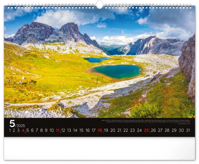 Notique Wall Calendar Landscapes 2025