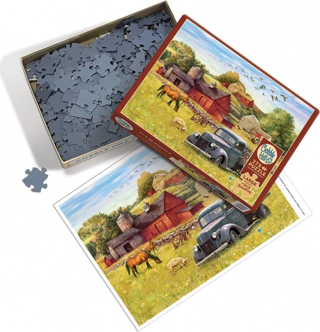 Cobble Hill Summer Afternoon on the Farm XL Jigsaw Puzzle