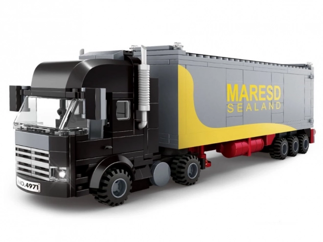 Building Blocks Delivery Truck with Trailer