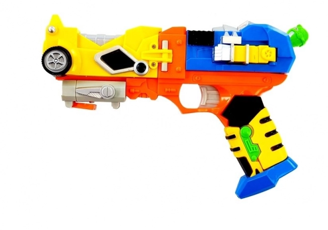 Foam Dart Gun with Robot Transformer and Mask