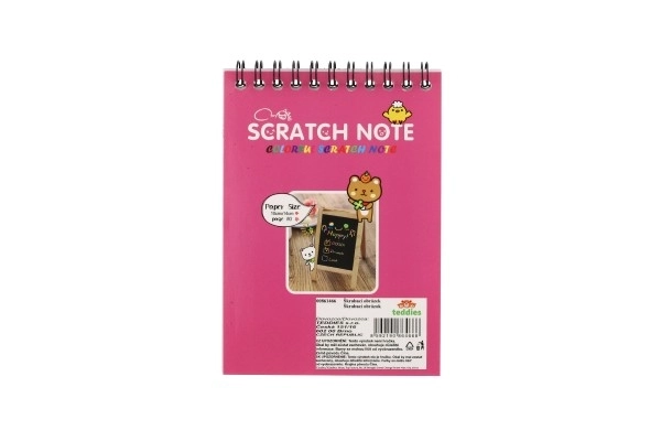 Colorful Scratch Notebook 10 Sheets