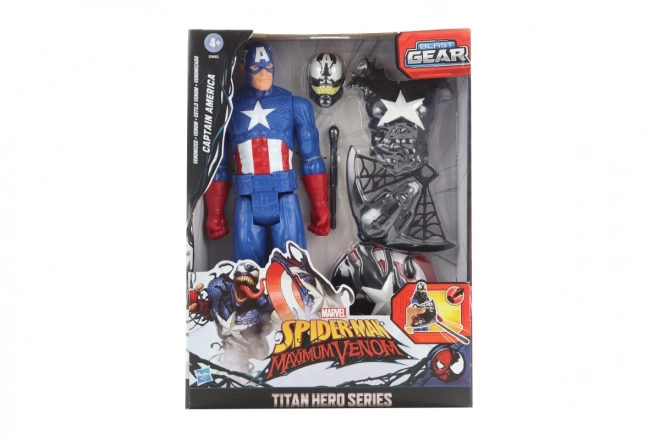 Avengers Captain America Action Figure with Power FX Accessories