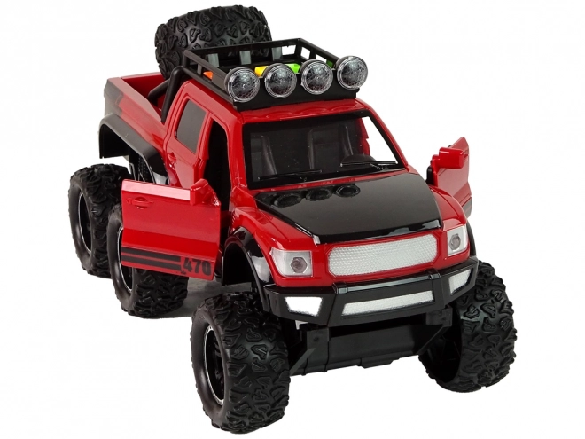 Frictio-Powered Off-Road Car with Large Wheels