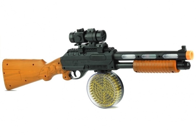 toy ak 868 rifle with lights and sounds 60 cm