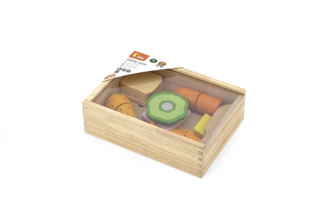 Wooden Food Play Set