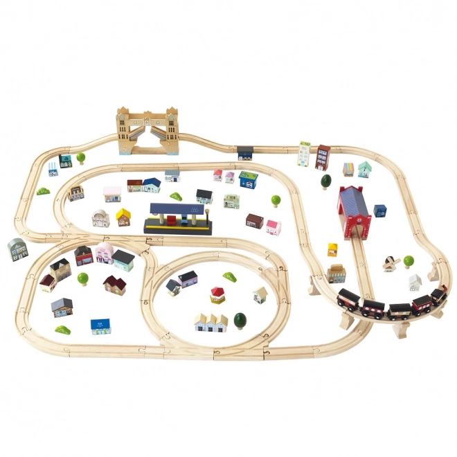 Le Toy Van City Wooden Train Set