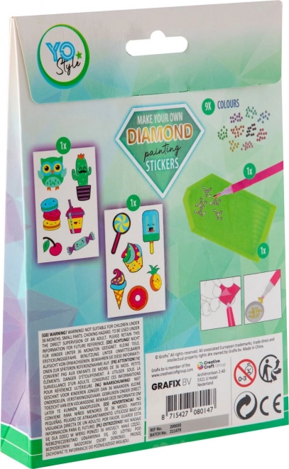 Grafix diamond painting sticker set treats