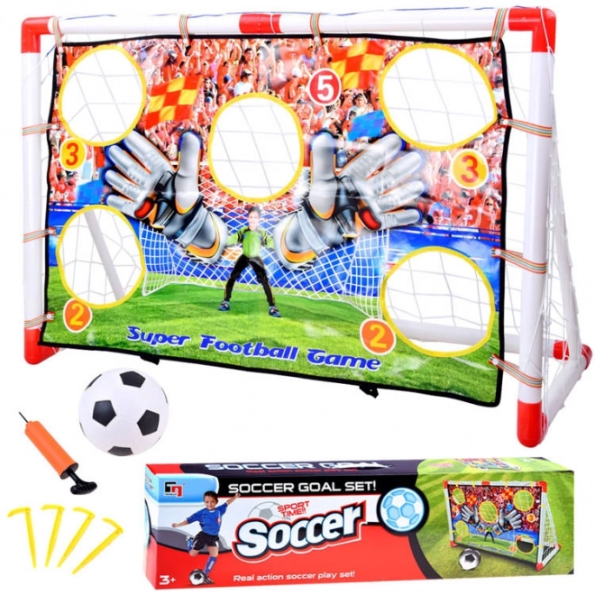 Soccer Training Goal with Target Panel