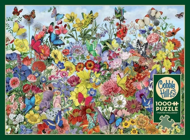 Cobble Hill Butterfly Garden 1000 Piece Puzzle