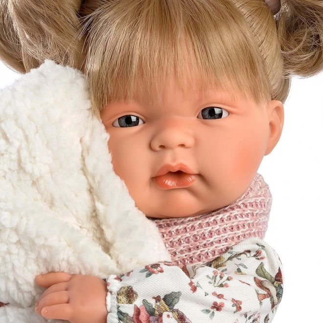 Realistic Baby Doll with Sounds and Soft Body - 38 cm