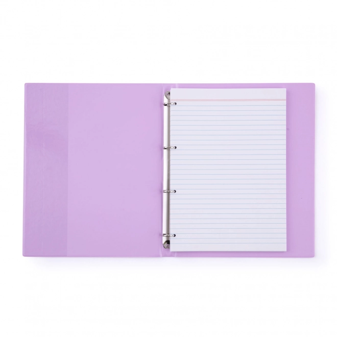 A4 Purple Binder with Pastel Colors