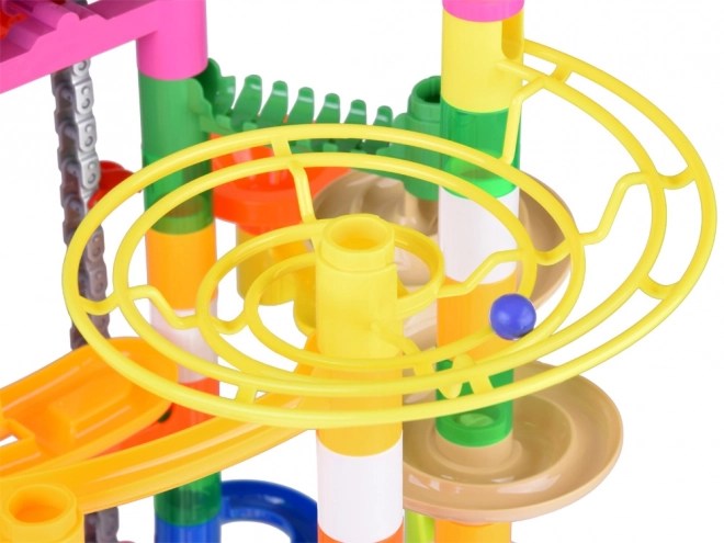 Colorful Marble Run Set with 236 Pieces