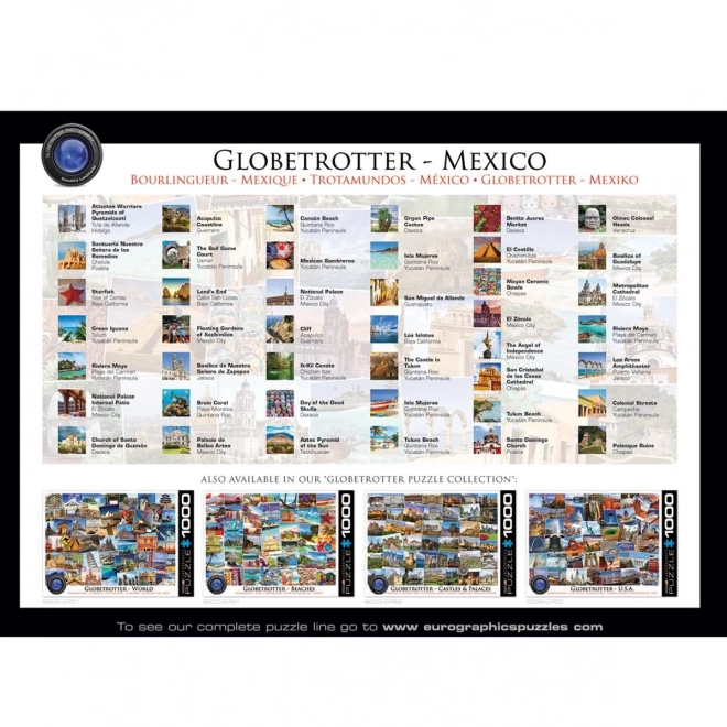 Eurographics GlobeTrotter Mexico Puzzle 1000 Pieces