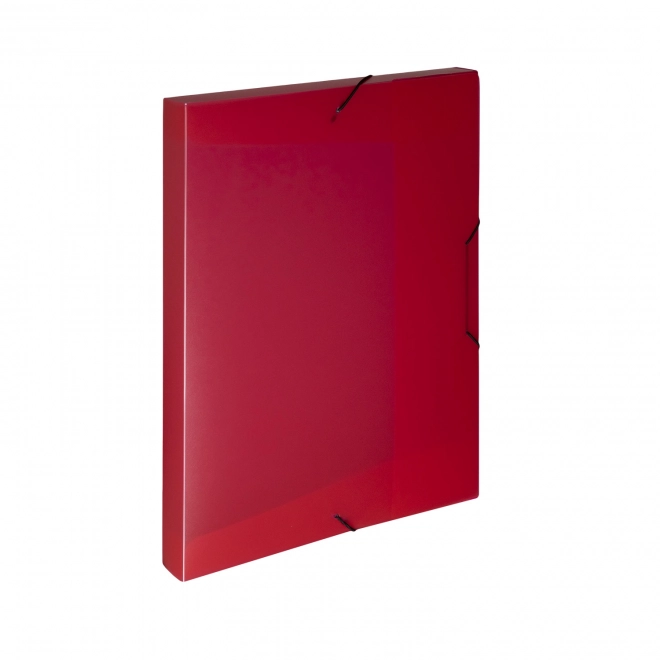 File storage box A4 Red