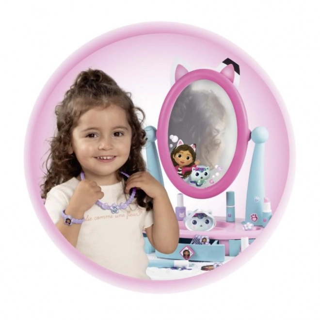 Gabby's Dollhouse Vanity Set with Stool