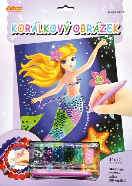 Beaded Picture Mermaid Art Kit