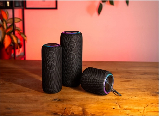 Altoparlante Bluetooth senza fili Sencor Sirius 2 con illuminazione LED e funzione TWS