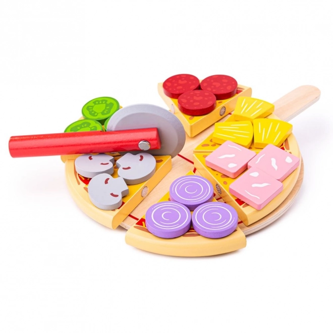 Wooden Pizza Cutting Set