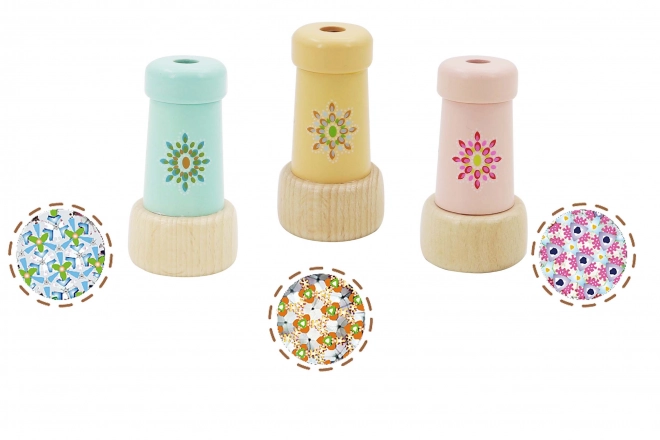 Wooden Kaleidoscope Assorted Colors