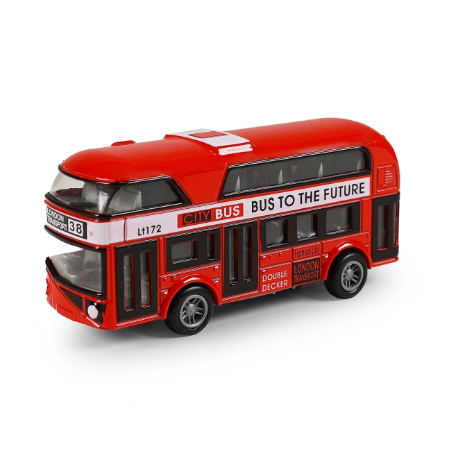Red London Double Decker Bus Toy