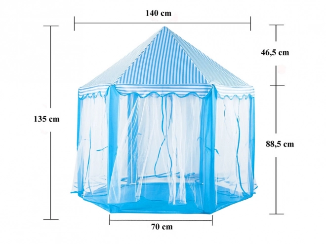 Princess Palace Play Tent – blue