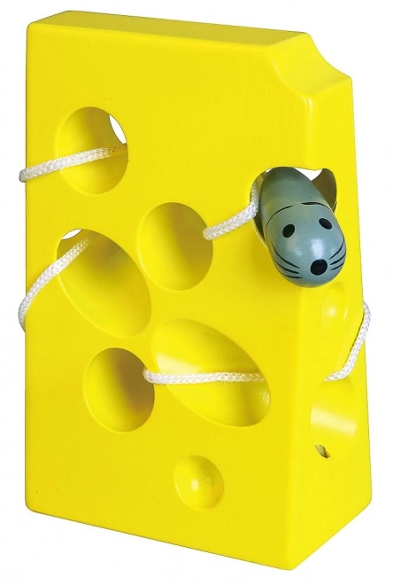 Yellow Cheese Maze Toy for Mouse