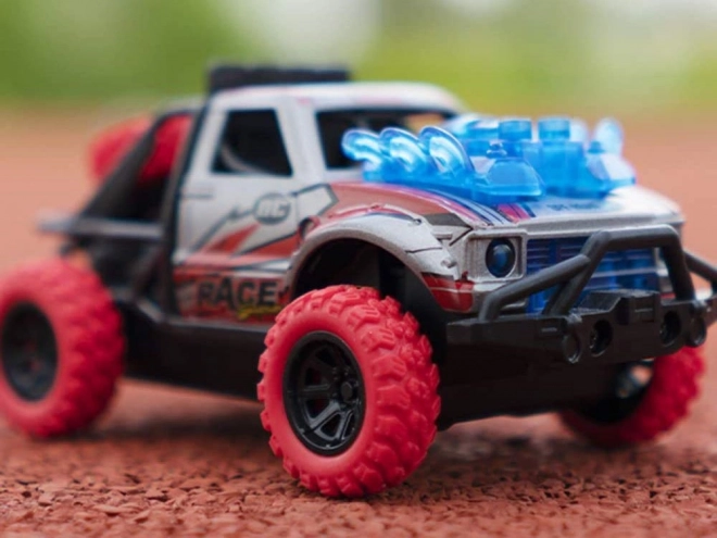 Stunt Driving 4x4 Metal Car – red